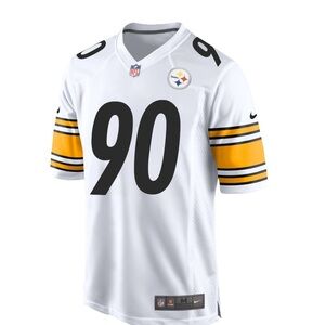 White and Yellow Football Jersey
